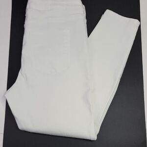 GAP WOMENS WHITE DENIM SKINNY JEANS SZ 14